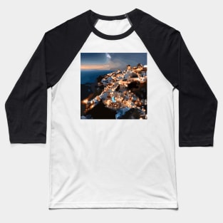 Amazing Santorini Baseball T-Shirt